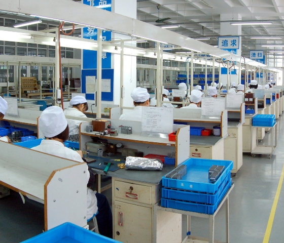 中国の工場